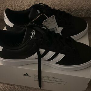 Men’s Adidas Black Grand Court 2.0 Size 10